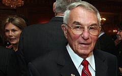 Sidney Shachnow at The Pierre Hotel in New York City, Oct. 3, 2012. (JTA)
