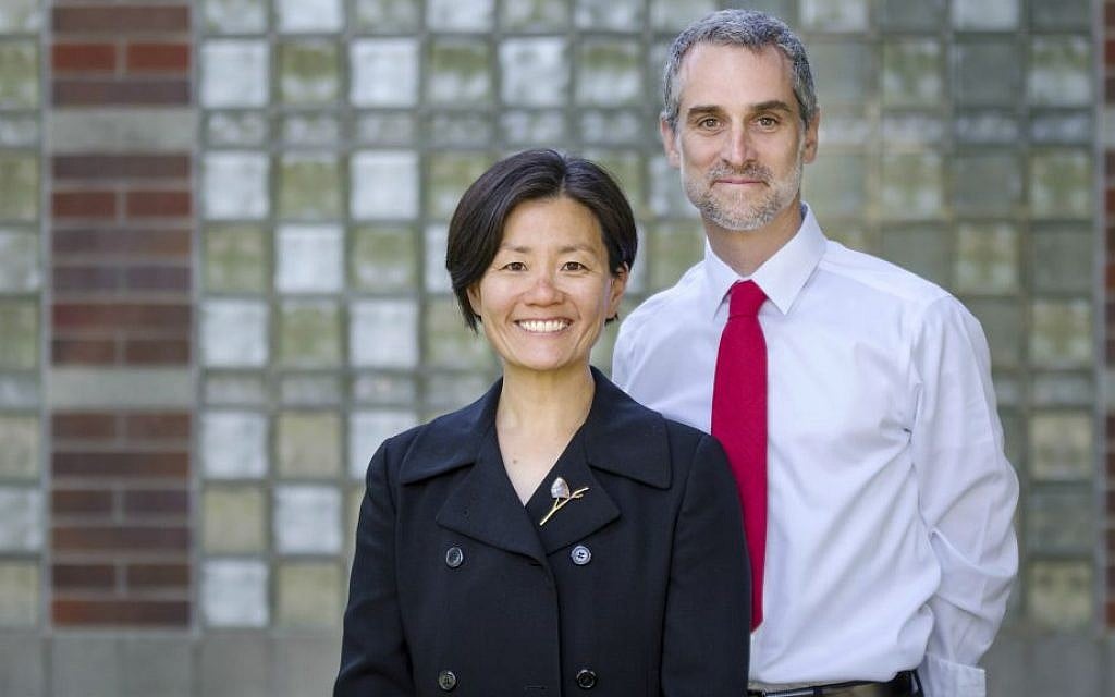'JewAsian' authors Helen Kim and Noah Leavitt (Matthew Zimmerman Banderas) 'JewAsian' authors Helen Kim and Noah Leavitt (Matthew Zimmerman Banderas)
