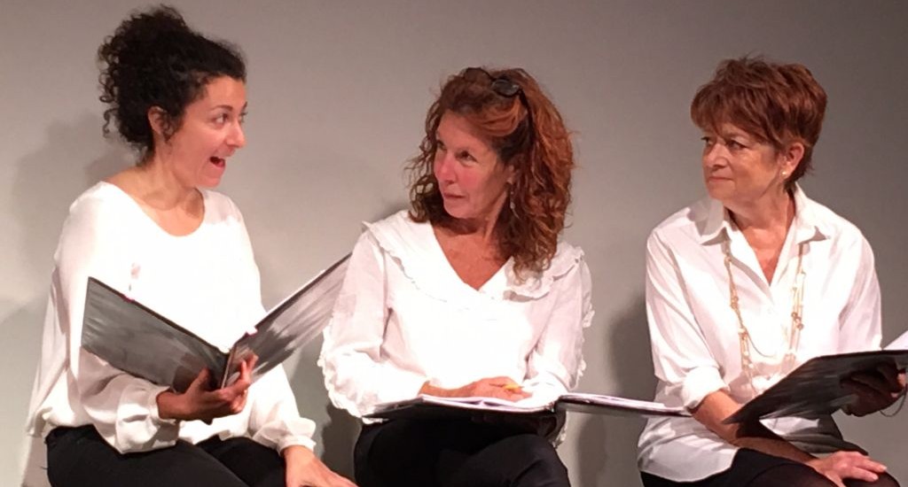 Lisa Cirincione, Lisa Robins, and Kate Zentall tell stories from 18 Los Angeles women rabbis. (Courtesy) Lisa Cirincione, Lisa Robins, and Kate Zentall tell stories from 18 Los Angeles women rabbis. (Courtesy)