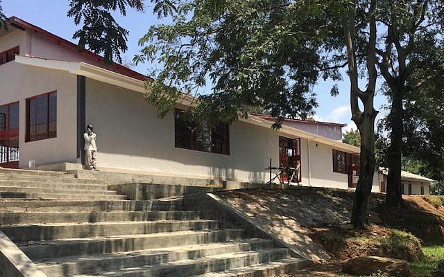 The new synagogue in Nabagoye, Uganda. (Courtesy of Be’chol Lashon via JTA)