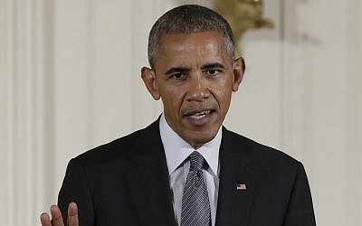 In this photo taken Sept. 22, 2016, President Barack Obama speaks in the East Room of the White House in Washington. (AP/Carolyn Kaster, File)