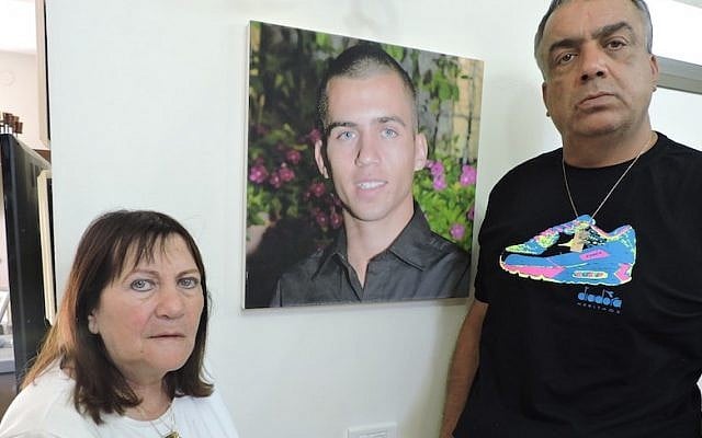 Zehava Shaul, shown with her late husband Herzl, has been seeking answers about the fate of her son since he was captured by Hamas on July 20, 2014 in Gaza City. (JTA/Ben Sales) Zehava Shaul, shown with her late husband Herzl, has been seeking answers about the fate of her son since he was captured by Hamas on July 20, 2014 in Gaza City. (JTA/Ben Sales)