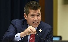 In this Feb. 10, 2016 file photo, Rep. Sean Duffy, R-Wisconsin, speaks on Capitol Hill in Washington. (AP Photo/Susan Walsh, File)