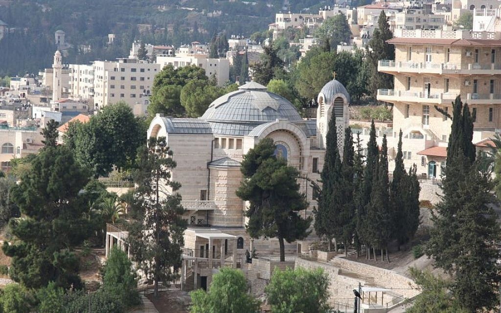 The Church of St. Peter, a Roman Catholic church built in 1931. (Shmuel Bar-Am)