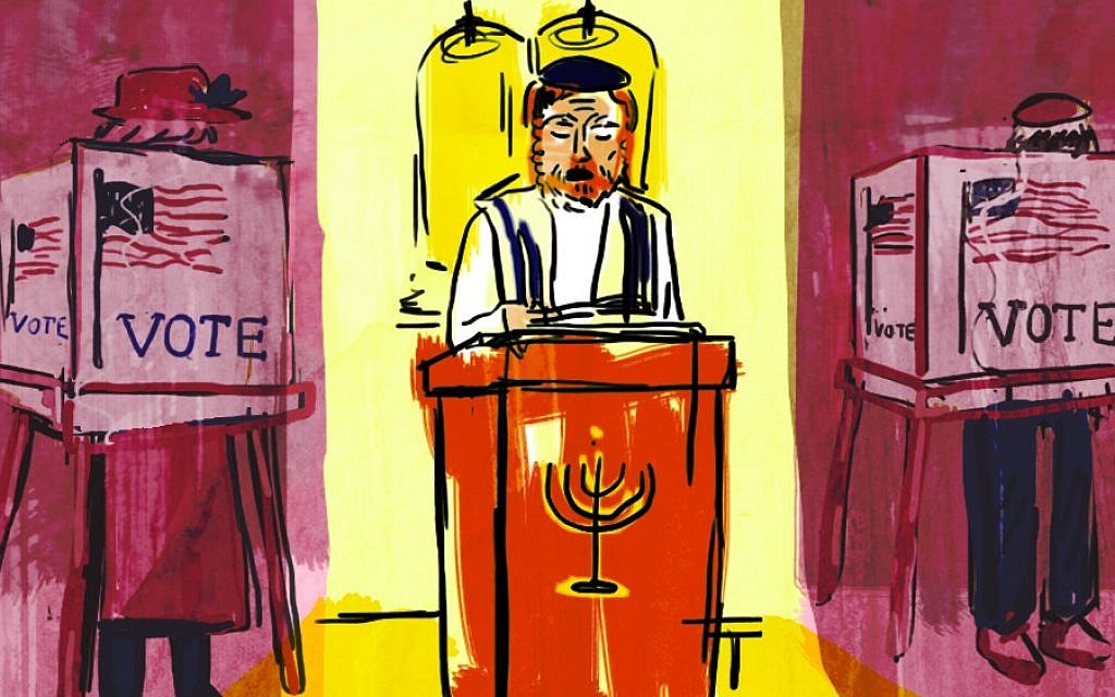 Rabbis in swing states say their High Holidays sermons won't address the election head on, but will touch on more general civic themes. (Lior Zaltzman/via JTA) Rabbis in swing states say their High Holidays sermons won't address the election head on, but will touch on more general civic themes. (Lior Zaltzman/via JTA)