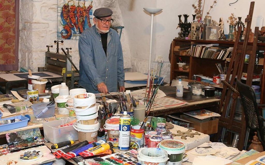 Artwork by Ein Kerem resident Yitzhak Greenfield has been displayed at the New York Metropolitan Museum. (Shmuel Bar-Am)