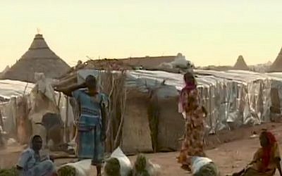 A village in Darfur (Youtube screenshot)