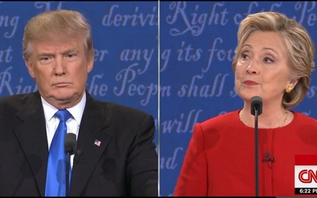 Donald Trump and Hillary Clinton during their presidential debate on September 26, 2016 (CNN screenshot) Donald Trump and Hillary Clinton during their presidential debate on September 26, 2016 (CNN screenshot)
