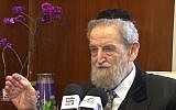 Rabbi She'ar Yashuv Cohen (screen capture: YouTube)