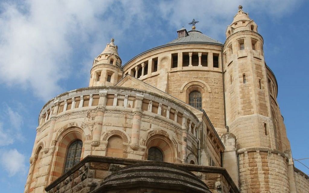 Dormition Abbey, constructed by German Benedictine Order in the early 1900s. (Shmuel Bar-Am)