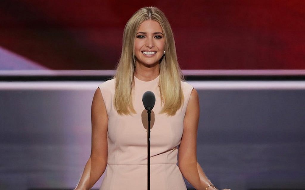 Ivanka Trump speaking at the Republican National Convention in Cleveland,  July 21, 2016. (Alex Wong/Getty Images)