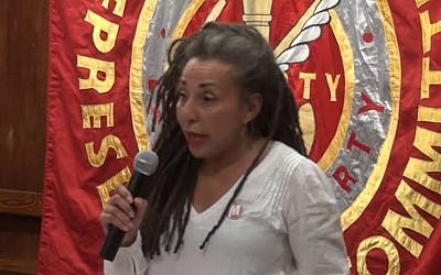 Jackie Walker, vice-chair of Momentum, the Labour group that supports party leader Jeremy Corbyn. (Youtube screenshot)