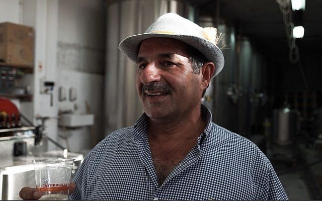 Nadim Khoury, co-founder and master brewer of Taybeh Brewery in the West Bank. September 25, 2016. (Luke Tress/Times of Israel) Nadim Khoury, co-founder and master brewer of Taybeh Brewery in the West Bank. September 25, 2016. (Luke Tress/Times of Israel)