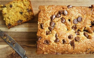 Pumpkin Banana Chocolate Chip Bread (Shannon Sarna/via JTA)