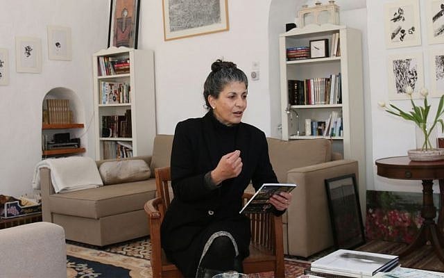 Ruth Tzfati at her home in Ein Kerem. (Shmuel Bar-Am)