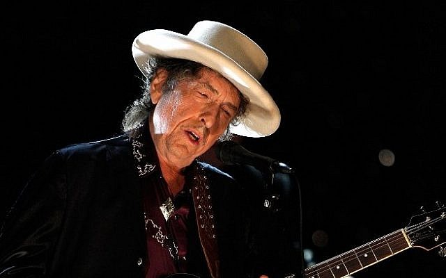 Musician Bob Dylan performs onstage during the AFI Life Achievement Award: A Tribute to Michael Douglas at Sony Pictures Studios in Culver City, California, June 11, 2009. (Photo by Kevin Winter/Getty Images for AFI)