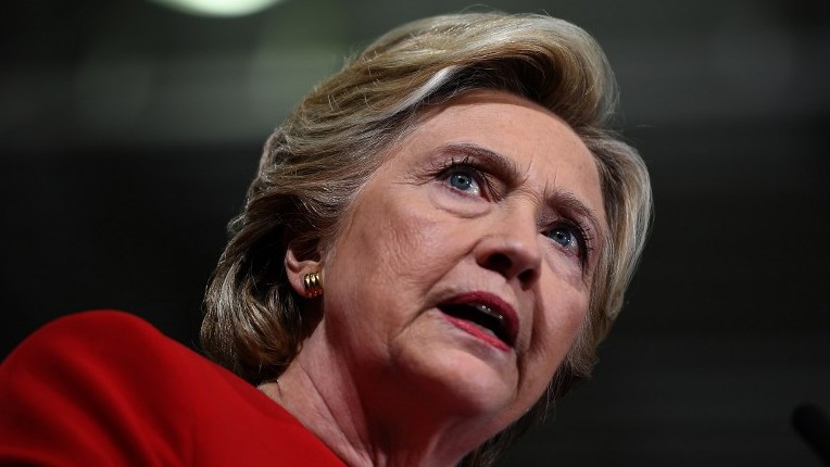 US Democratic presidential nominee Hillary Clinton speaks during a campaign rally at the Kent State University in Kent, Ohio, October 31, 2016. (AFP/Jewel SAMAD) US Democratic presidential nominee Hillary Clinton speaks during a campaign rally at the Kent State University in Kent, Ohio, October 31, 2016. (AFP/Jewel SAMAD)