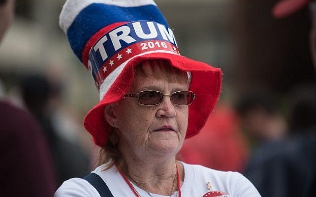 Helen Csikos of Johnstown, Pa., stands outside of the Cambria County War Memorial Arena prior to a campaign stop by Republican presidential nominee Donald Trump on October 21, 2016 in Johnstown, Pennsylvania. (Justin Merriman/Getty Images/AFP) Helen Csikos of Johnstown, Pa., stands outside of the Cambria County War Memorial Arena prior to a campaign stop by Republican presidential nominee Donald Trump on October 21, 2016 in Johnstown, Pennsylvania. (Justin Merriman/Getty Images/AFP)