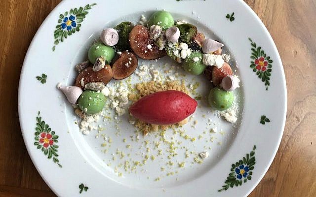 Alex Levin's 'Pistacchi e Fichi' dessert (Courtesy)