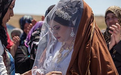 From the emotionally fraught wedding scene in 'Sand Storm,' Elite Zexer's award-winning feature film (Courtesy 'Sand Storm')
