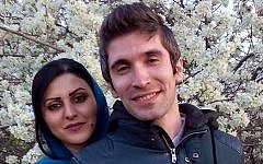 Golrokh Ebrahimi Iraee and husband Arash Sadeghi (Facebook photo)