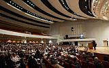 Delegates gathering inside the Baghdad Convention Center, where the Council of Representatives of Iraq, the country's unicameral parliament, meets. (Wikipedia/James (Jim) Gordon/CC BY 2.0)