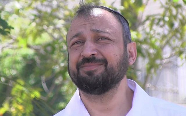Rabbi Rahamim Berachyahu, newly appointed chaplain to the Israel Police. (Screen capture: YouTube) Rabbi Rahamim Berachyahu, newly appointed chaplain to the Israel Police. (Screen capture: YouTube)