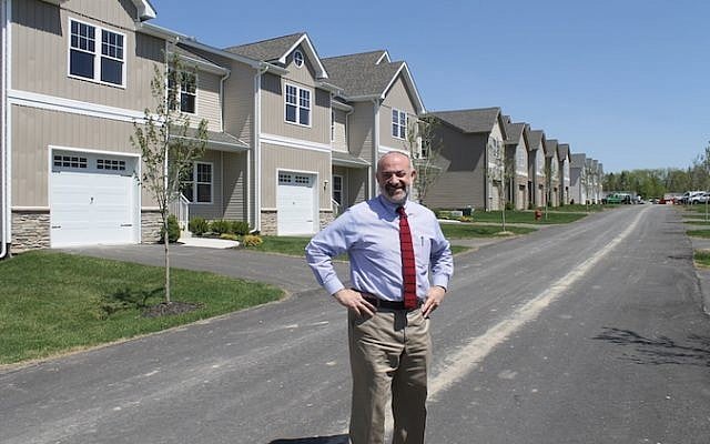 Developer Shalom Lamm, who plans to build homes for ultra-Orthodox Hasidic Jews in Chestnut Ridge, Bloomingburg, New York. (Uriel Heilman) Developer Shalom Lamm, who plans to build homes for ultra-Orthodox Hasidic Jews in Chestnut Ridge, Bloomingburg, New York. (Uriel Heilman)