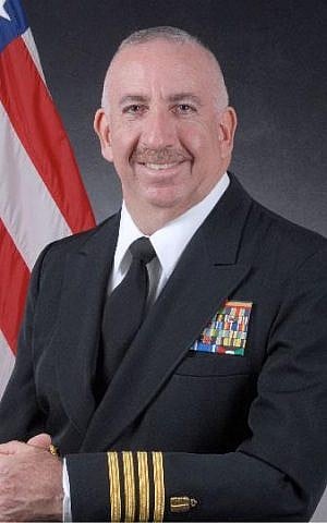Captain Rabbi Irving Elson in his Navy uniform. (Courtesy)