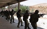 Illustrative. IDF reserve soldiers training at Adam military facility. (Photo by Roy Sharon/Flash90)
