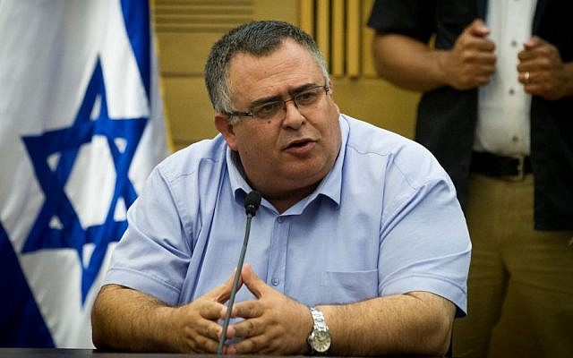 Coalition chairman David Bitan during a Likud faction meeting in the Knesset on July 11, 2016 (Miriam Alster/Flash90) Coalition chairman David Bitan during a Likud faction meeting in the Knesset on July 11, 2016 (Miriam Alster/Flash90)