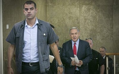 Prime Minister Benjamin Netanyahu in Jerusalem on October 30, 2016. (Ohad Zwigenberg/POOL)