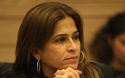 Meirav Ben-Ami attending a session of Israel’s Knesset. (Knesset Spokesperson)
