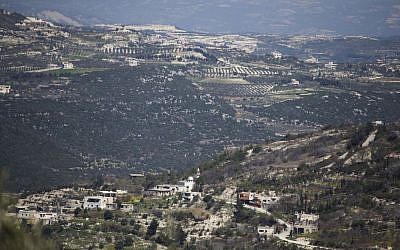 A view towards the Turkish border from Kinsibba, Syria, March 1, 2016. (AP Photo/Pavel Golovkin, File)