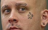 In this July 21, 2016, file photo, Bayzle Morgan appears in his robbery trial at the Regional Justice Center in Las Vegas. (Richard Brian/Las Vegas Review-Journal via AP, file)