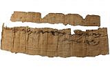 A First Temple-era, 2,700-year-old papyrus bearing the oldest known mention of Jerusalem in Hebrew.  (IAA)