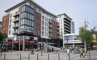 A shopping area in Prestwich, Manchester (Rept0n1x/ Wikimedia Commons, CC BY-SA 2.0)
