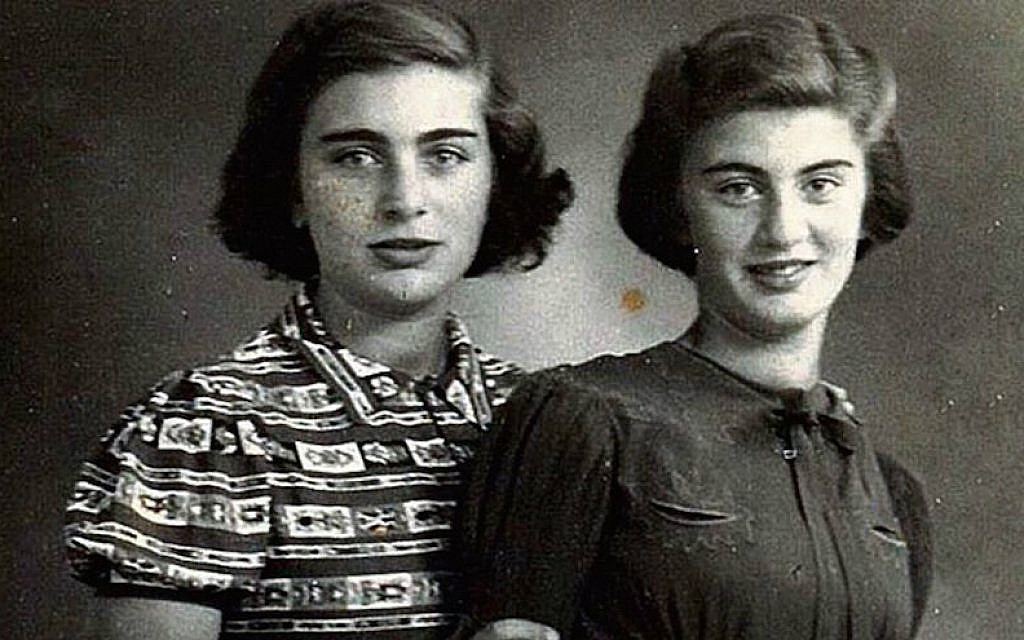 Carry Ulreich, right, and her older sister, Rachel, in a photograph taken during their time in hiding in Rotterdam during the Nazi occupation. (Boekencentrum/Mozaïek/JTA) Carry Ulreich, right, and her older sister, Rachel, in a photograph taken during their time in hiding in Rotterdam during the Nazi occupation. (Boekencentrum/Mozaïek/JTA)