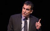 Ari Shavit attends the UCLA Younes and Soraya Nazarian Center For Israel Studies 5th Annual Gala at the Wallis Annenberg Center for the Performing Arts, in Beverly Hills, California, May 5, 2015. (Jason Kempin/Getty Images)
