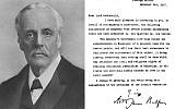Arthur Balfour, and the Balfour Declaration. (Wikipedia)