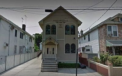 The Avenue O Synagogue in the Midwood section of Brookyln, New York. (Screen capture: Google Maps)