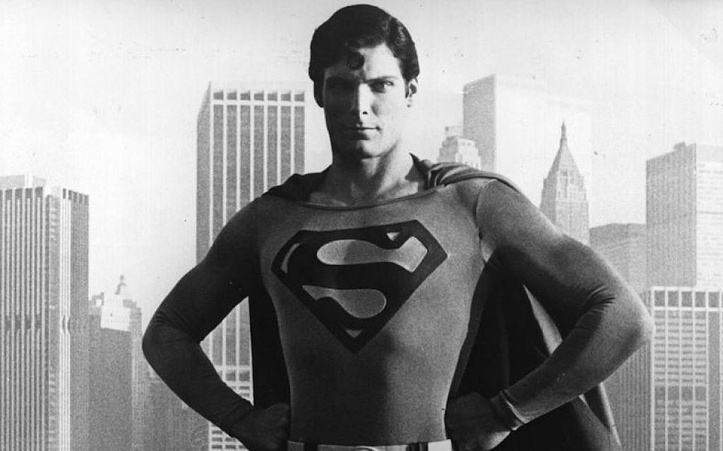 24-year-old American film actor Christopher Reeve stands before the Manhattan skyline dressed as the comic-book hero of the film 'Superman'. (Keystone/Getty Images) 24-year-old American film actor Christopher Reeve stands before the Manhattan skyline dressed as the comic-book hero of the film 'Superman'. (Keystone/Getty Images)