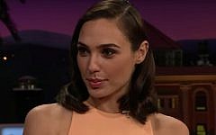 Gal Gadot appeared as a guest on The Late Late Show with James Corden, on October 21, 2016. (Screenshot)
