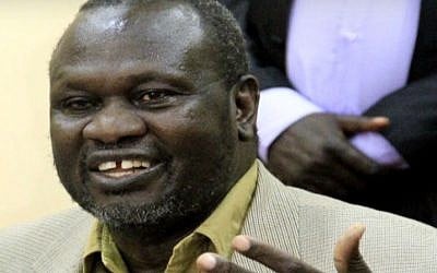 South Sudanese rebel leader and former Vice President Riek Machar (YouTube screenshot)