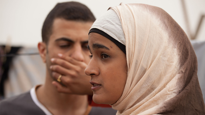 Actress xxx hopes to break free of traditional Bedouin traditions in 'Sand Storm' (Courtesy 'Sand Storm')