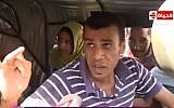 An unnamed Cairo rickshaw driver rages against Egypt's economic woes in an October 2016 video that quickly went viral (screen capture: Facebook)
