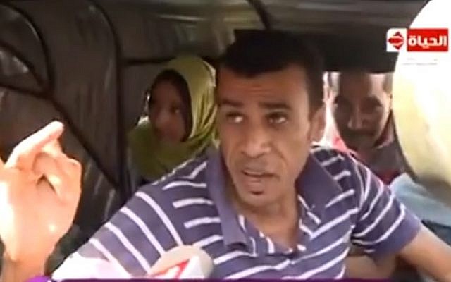 An unnamed Cairo rickshaw driver rages against Egypt's economic woes in an October 2016 video that quickly went viral (screen capture: Facebook) An unnamed Cairo rickshaw driver rages against Egypt's economic woes in an October 2016 video that quickly went viral (screen capture: Facebook)