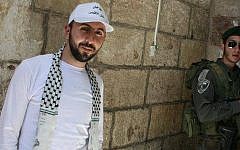 Orhan Buyruk in the Old City of Jerusalem (Facebook)
