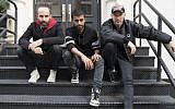 Balkan Beat Box pose for a photo after an interview with AFP in New York on October 26, 2016. (AFP/Angela Weiss)
