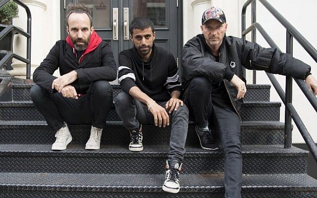 Balkan Beat Box pose for a photo after an interview with AFP in New York on October 26, 2016. (AFP/Angela Weiss) Balkan Beat Box pose for a photo after an interview with AFP in New York on October 26, 2016. (AFP/Angela Weiss)